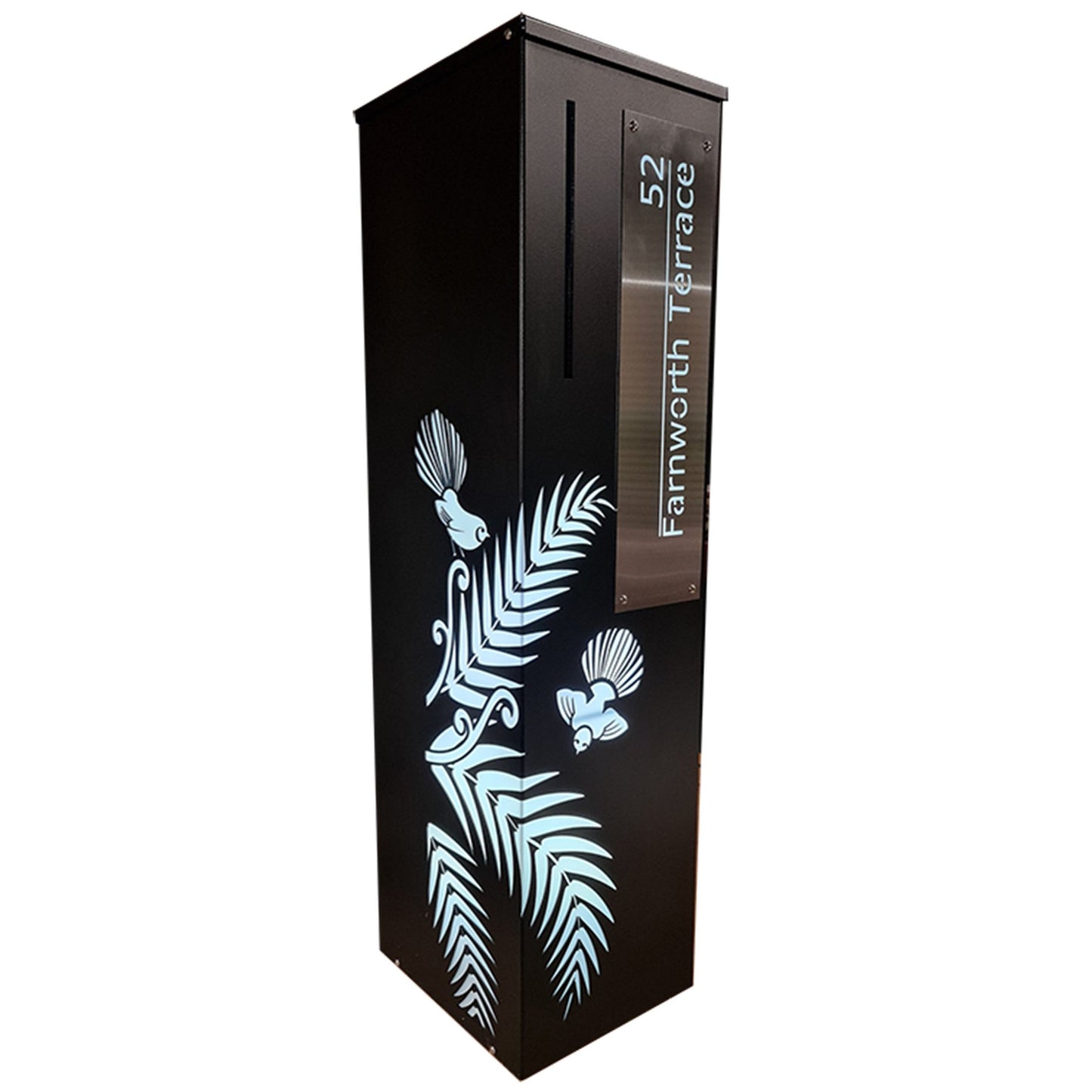 Nikau Letterbox | Piwakawaka Fern Design